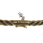 Image 10 of 18-karat gold necklace with diamonds and sapphire; Wellendorf | 42 cm