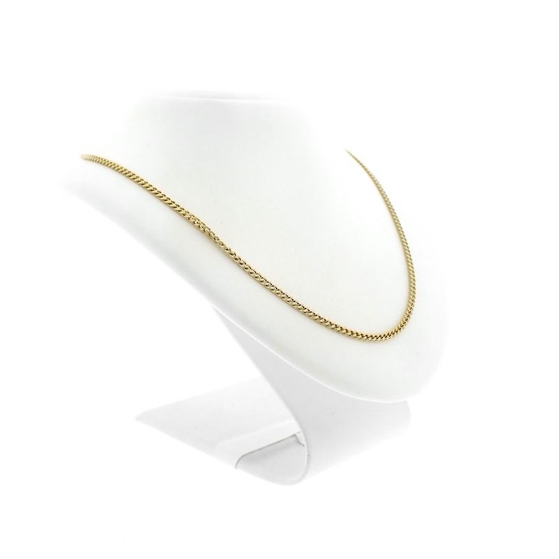 Image 5 of Gold gourmet link chain | 69.5 cm