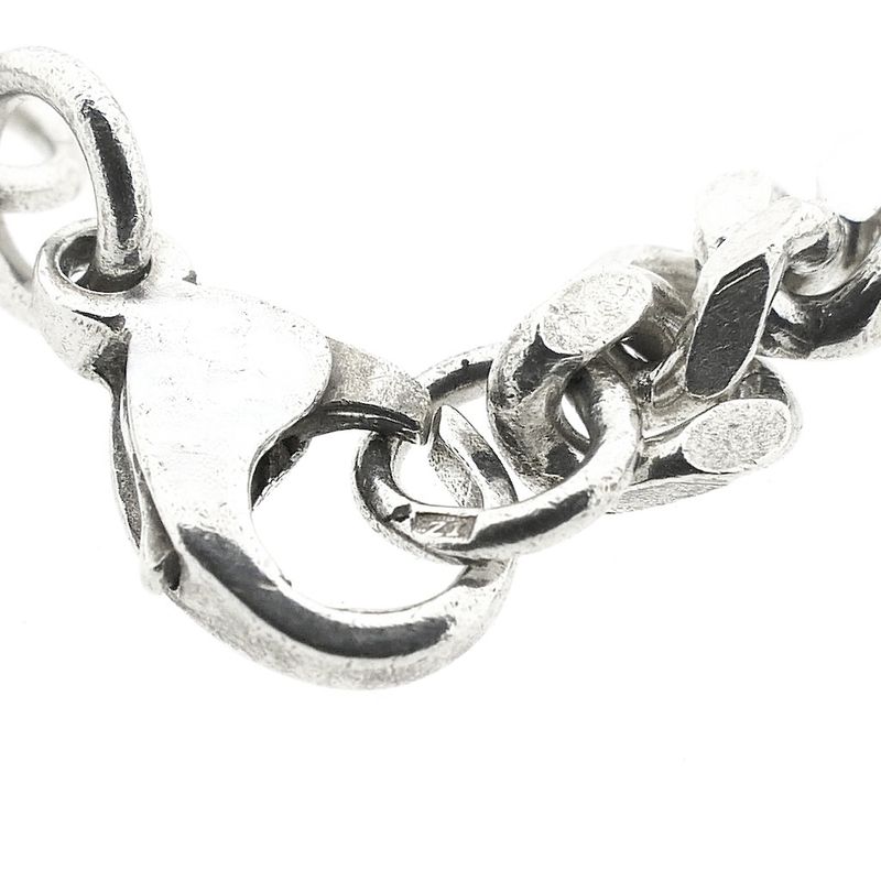 Image 4 of Silver gourmet link necklace | 51 cm