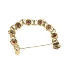Image 6 of Gold bracelet with blood corals; Antique | 19 cm
