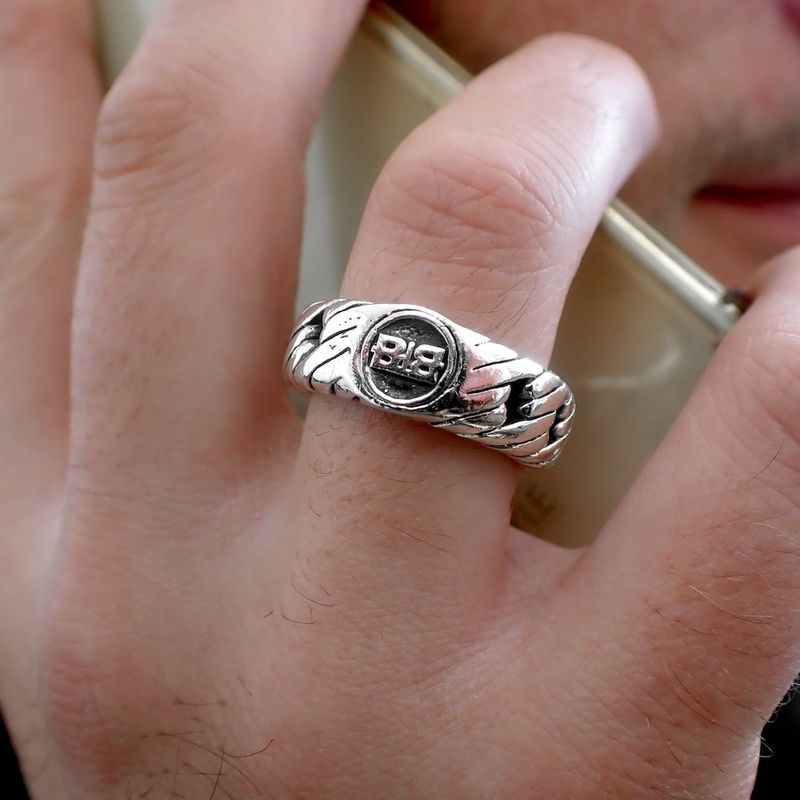 Image 3 of Silver Buddha to Buddha ring