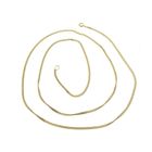 Image 5 of Long gold gourmet link necklace | 71 cm