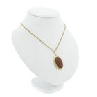 Image 11 of Vintage gold pendant with carnelian