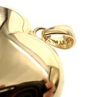 Image 4 of Silver pendant of a large gold-plated heart