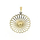 Image 5 of Gold flower pendant with pearl