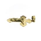 Image 4 of Antique gold 19th century pendant of a cross with corpus