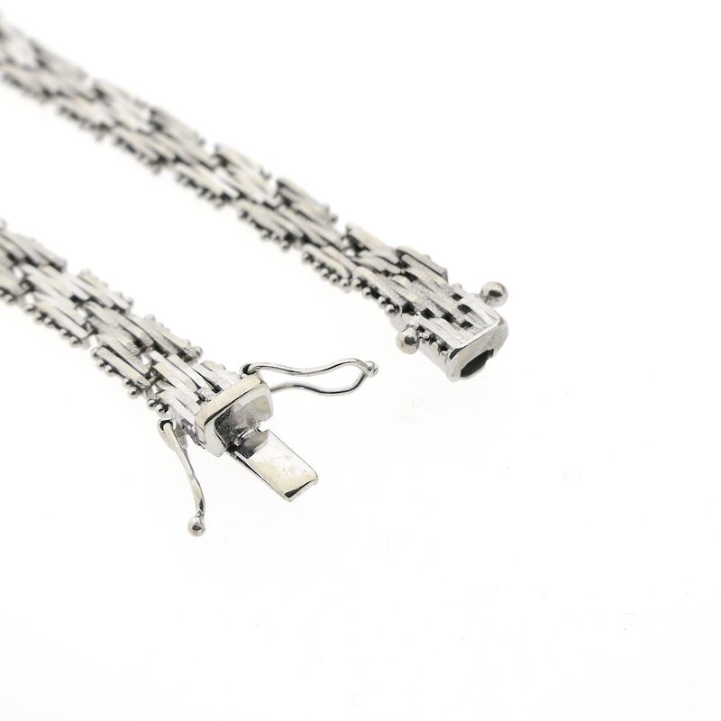 Image 4 of White gold fantasy link bracelet