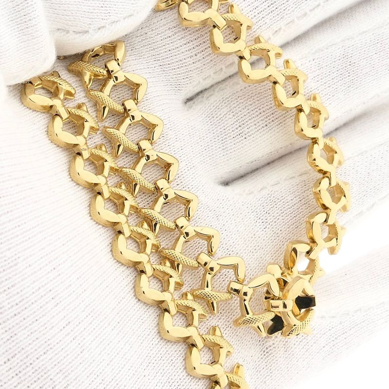 Image 8 of Gold Fantasy Link Necklace