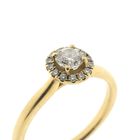 Image 3 of 18 carat gold ring with diamond | 0.325 ct.