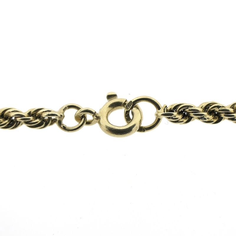 Image 5 of Gold twisted link necklace
