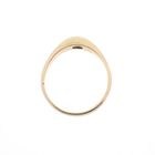 Image 4 of Gold solitaire ring with diamond; 0.05 ct.