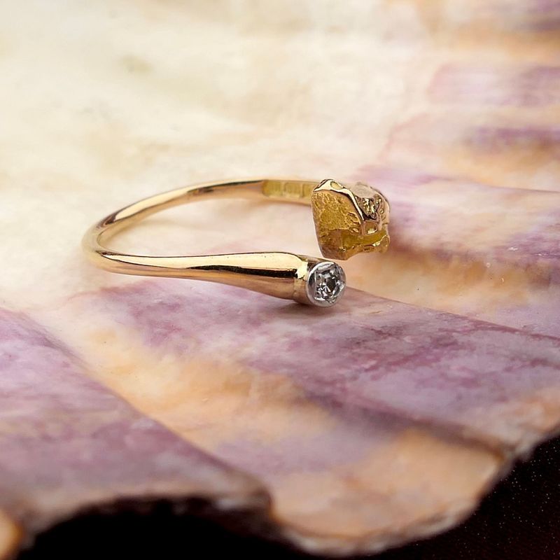 Image 2 of Lapponia gold Timanttikaivo-sormus ring with diamond; 0.02 ct.