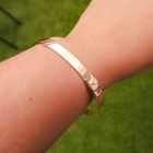 Image 4 of Tricolor gold slave bracelet; Ø 60mm