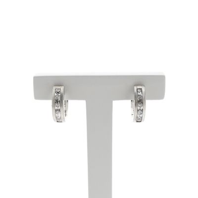 Image 1 of ESPRIT Silver earrings with zirconia; Ø 16 mm