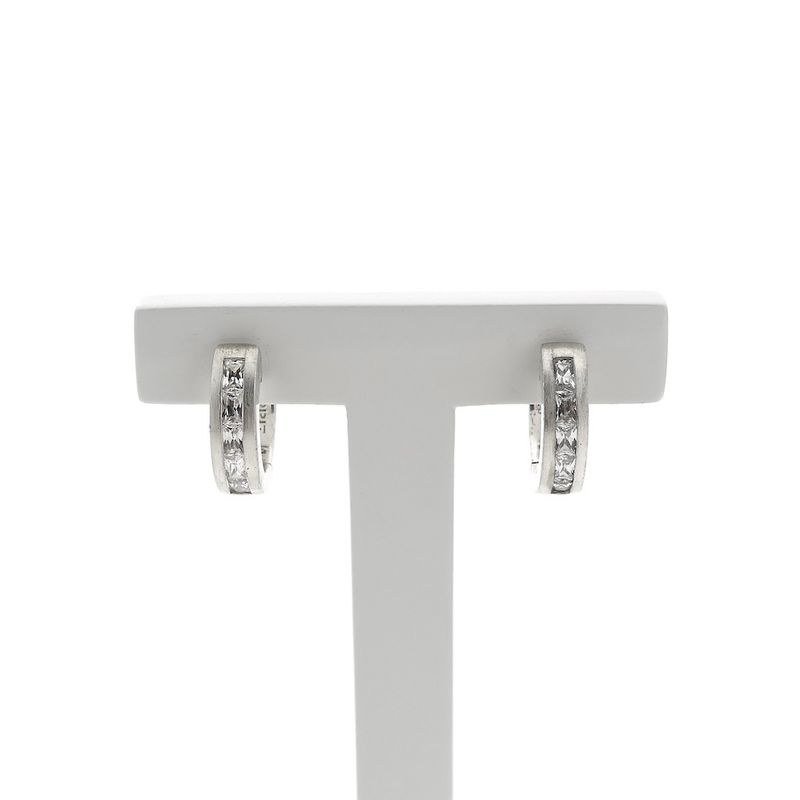Image 1 of ESPRIT Silver earrings with zirconia; Ø 16 mm