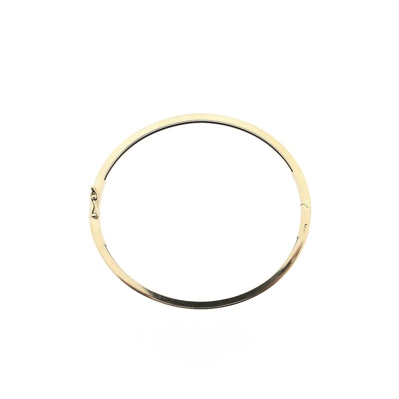 Image 3 of Gold subtle slave bracelet; Size M