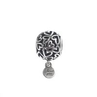 Pandora charm; Silver; I Love You