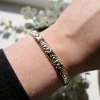 Image 4 of Two-tone gold fantasy link bracelet | 19 cm
