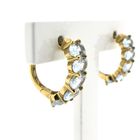 Image 5 of 9 carat aquamarine stud earrings