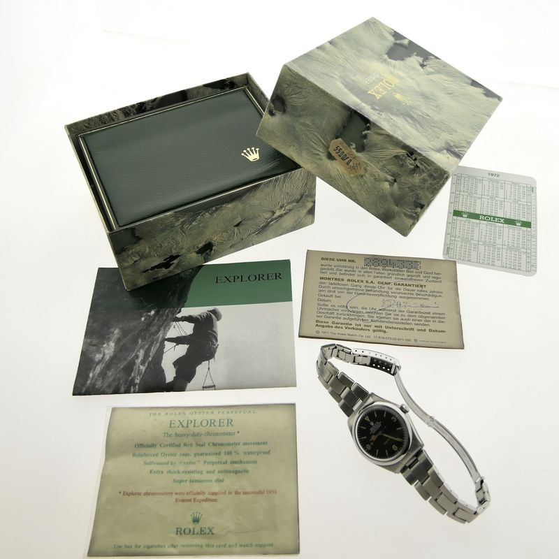 Image 33 of Rolex Airking/Explorer 5500; Automatic vintage watch from 1972 (with aftermarket modifications)