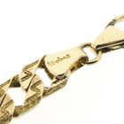 Image 6 of Gold flat gourmet link bracelet; Altinbas | 21.5 cm
