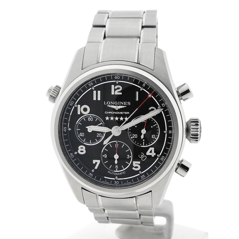 Image 17 of Longines Spirit Chronometer L3.820.4; Automatic chronograph men's watch