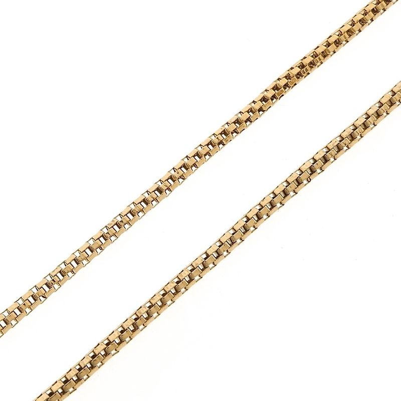 Image 9 of Gold link chain with fixed pendant