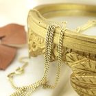 Image 2 of Gold gourmet link chain | 47 cm