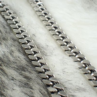 Image 2 of Silver robust gourmet link chain