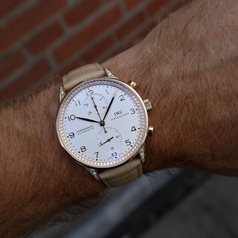 Image 23 of IWC Portuguese Chronograph IW371486; 18k rose gold men's watch