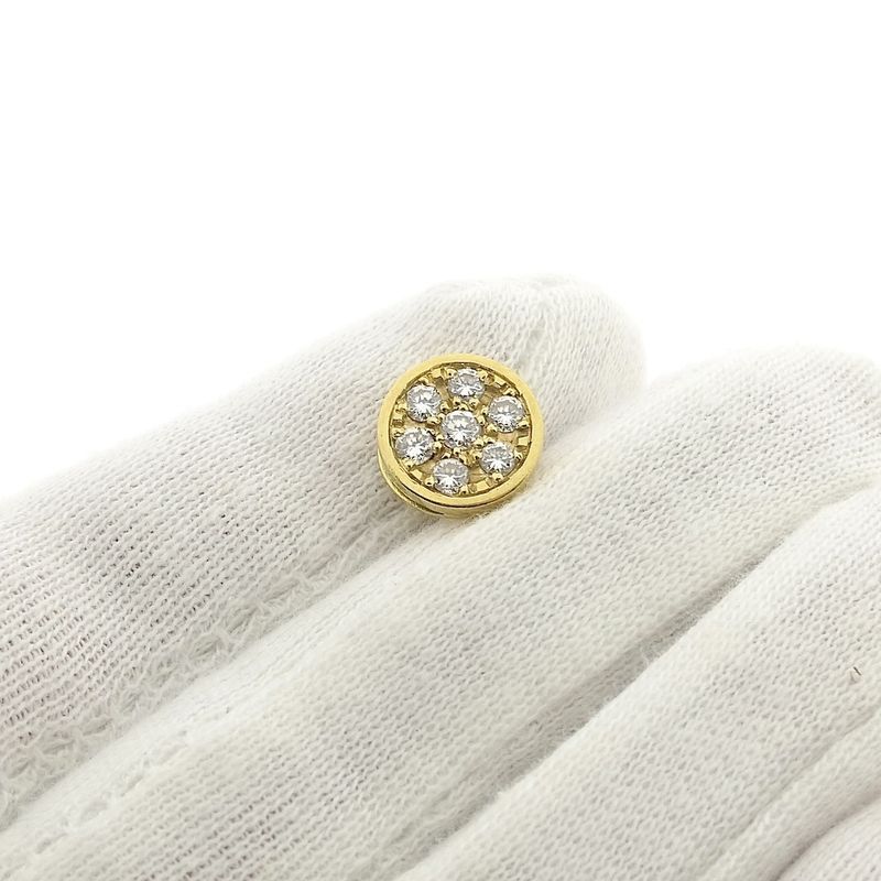Image 4 of Gold pendant with diamonds; 0.37 ct.