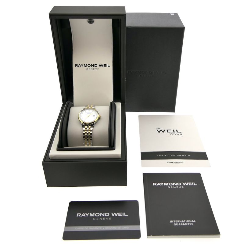 Image 3 of Raymond Weil Toccata 5985-STP-97081; Bi-color women's watch with diamonds