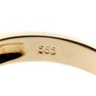 Image 8 of Gold ring with pearl and diamonds; 0.04 ct.