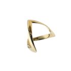 Image 1 of Gold V-shaped ring