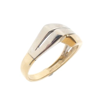 Image 1 of Two-tone gold fantasy ring
