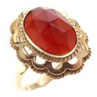 Image 1 of Vintage gold ring with carnelian