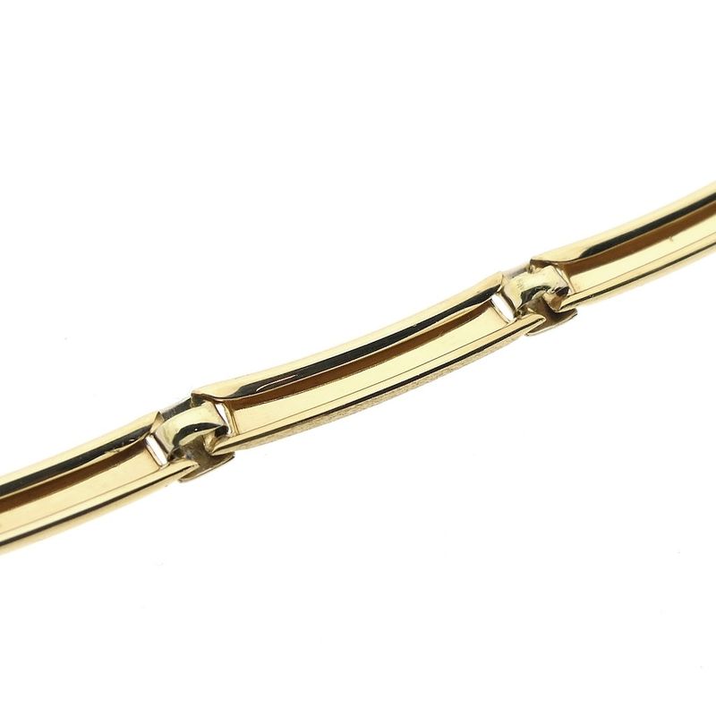 Image 7 of Two-tone gold fantasy link necklace | 42.5 cm - 46.5 cm