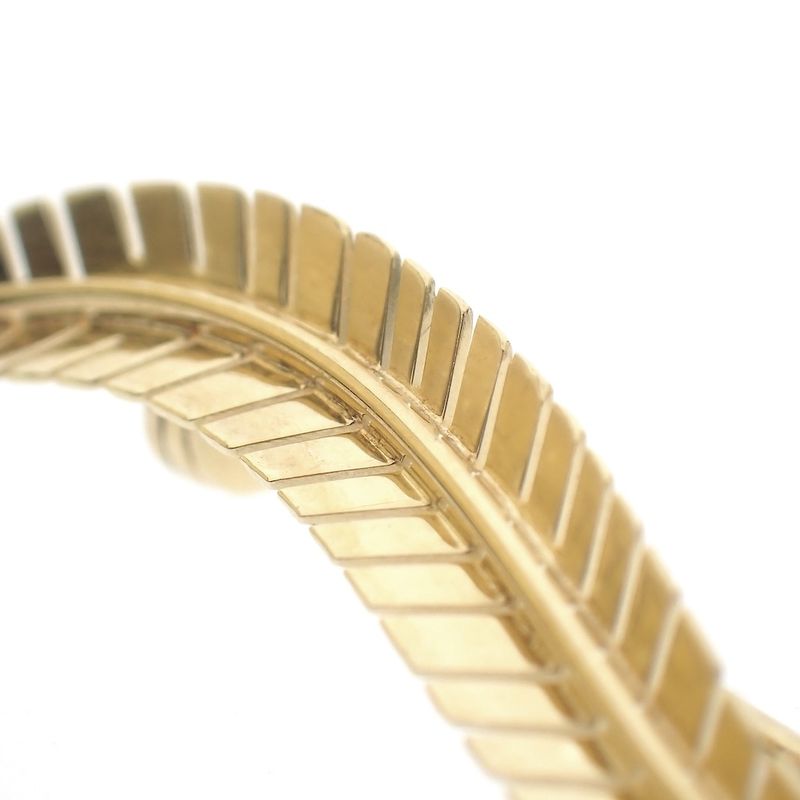 Image 9 of Vintage gold brooch of a feather