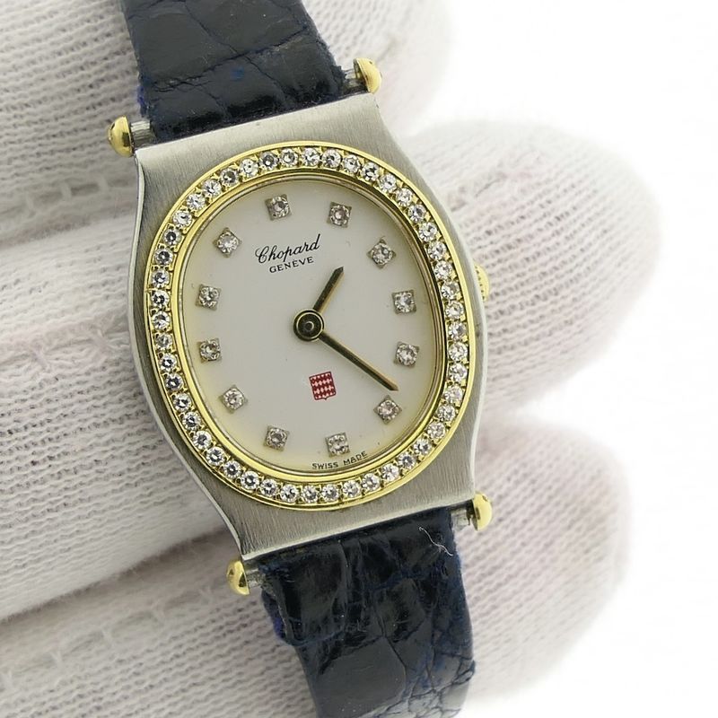 Image 2 of Chopard Monte Carlo; Women's watch with diamonds