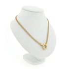 Image 2 of Gold jasseron link necklace | 40 cm