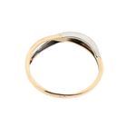 Image 6 of Two-tone gold ring with diamond | 0.02 ct.