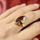Image 4 of Gold ring with color-changing tourmaline