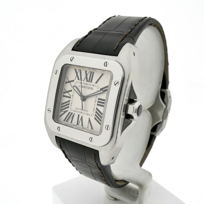 Image 2 of Cartier Santos 100 'Medium' Automatic 2878; Unisex watch