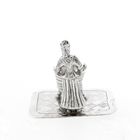 Image 5 of Antique Amsterdam silver statuette of a lady