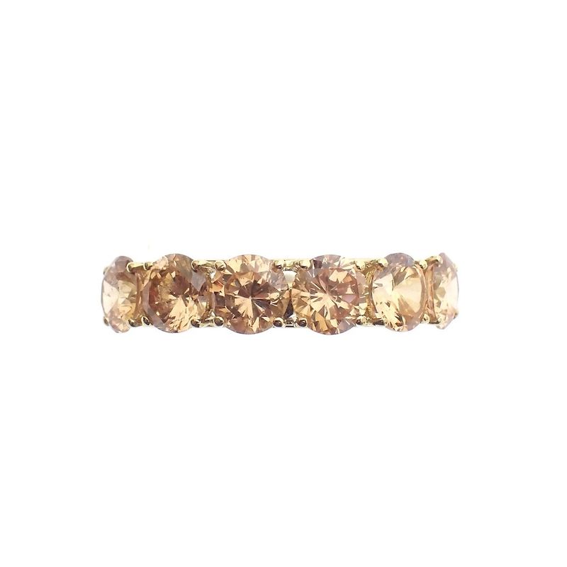 Image 3 of Vintage gold ring with zirconia