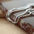 Image 2 of White gold Venetian necklace | 42 cm