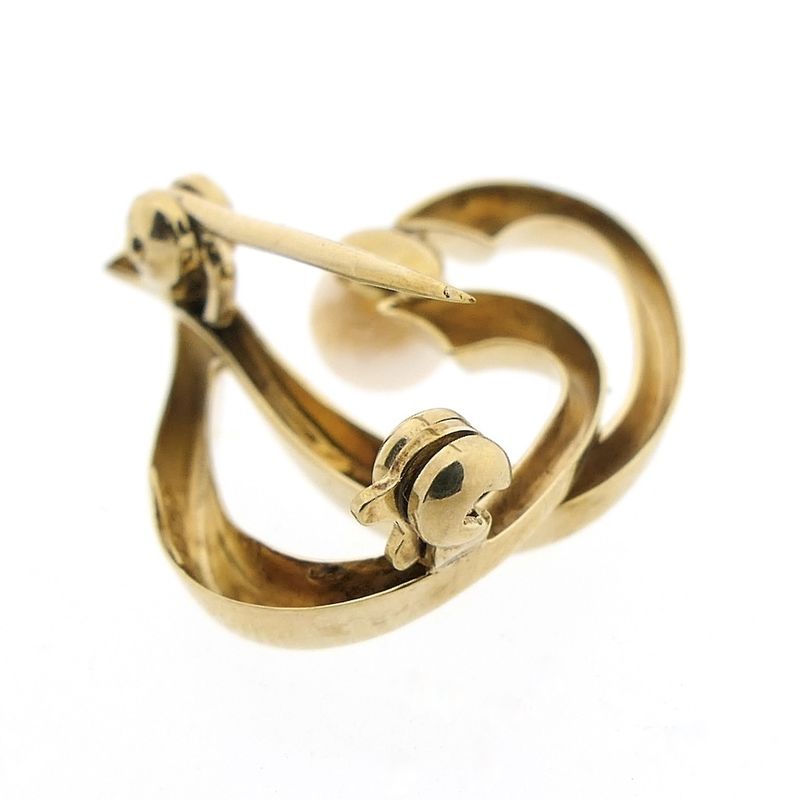 Image 5 of 8 carat vintage brooch with pearl