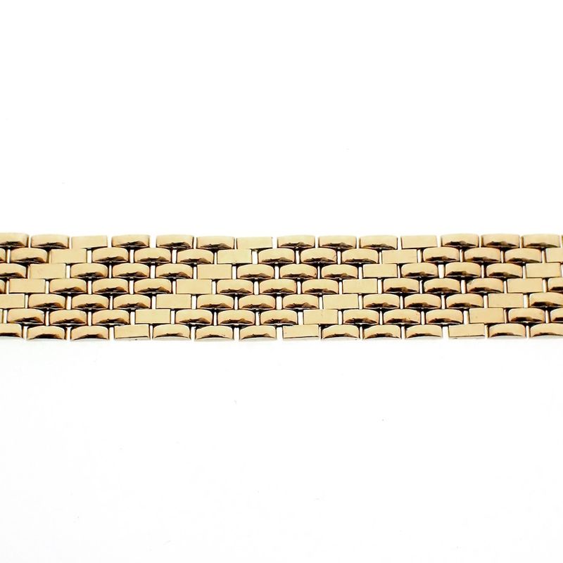 Image 5 of Vintage gold panther link bracelet