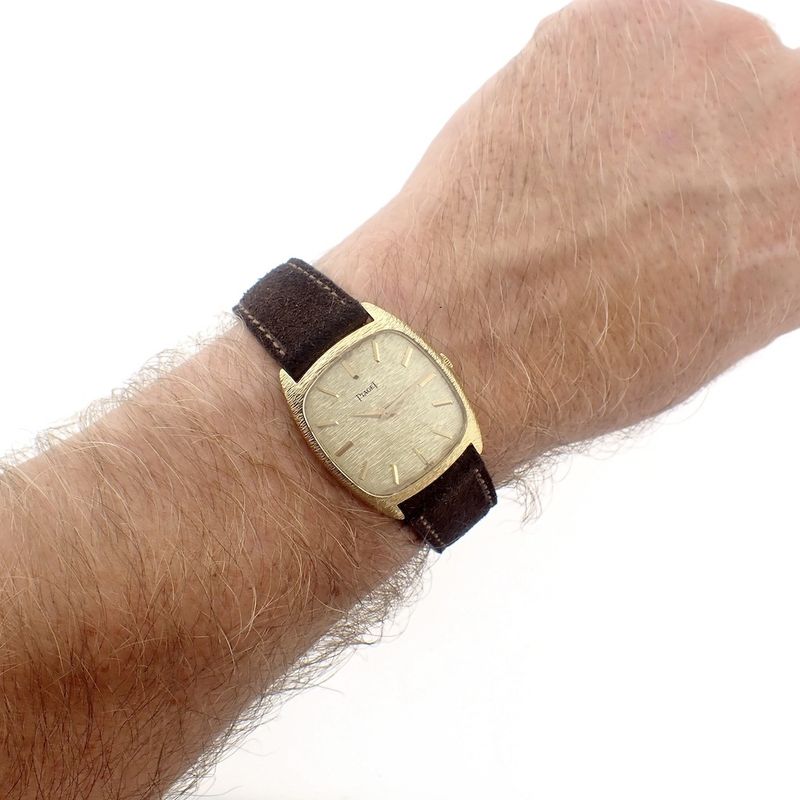 Image 4 of Piaget 'Black Tie Emperador'; 18k gold watch