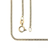 Gold gourmet link chain